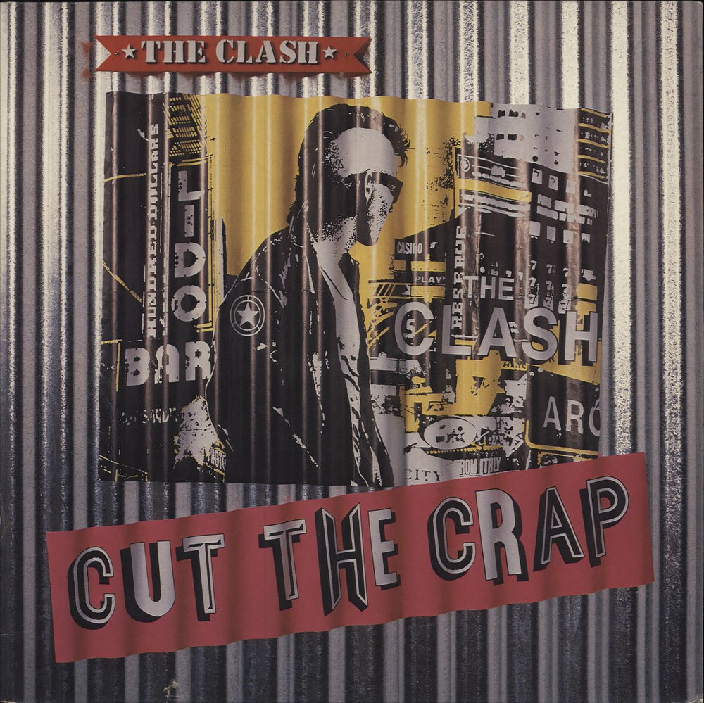 The Clash Cut The Crap - EX UK vinyl LP album (LP record) 26601