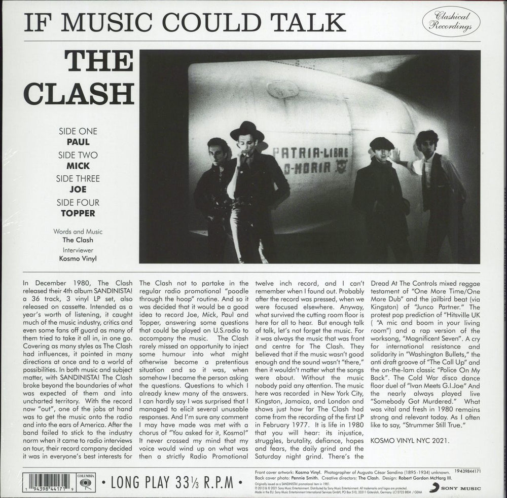 The Clash If Music Could Talk - RSD 2021 - Sealed UK 2-LP vinyl record set (Double LP Album) 194398441719