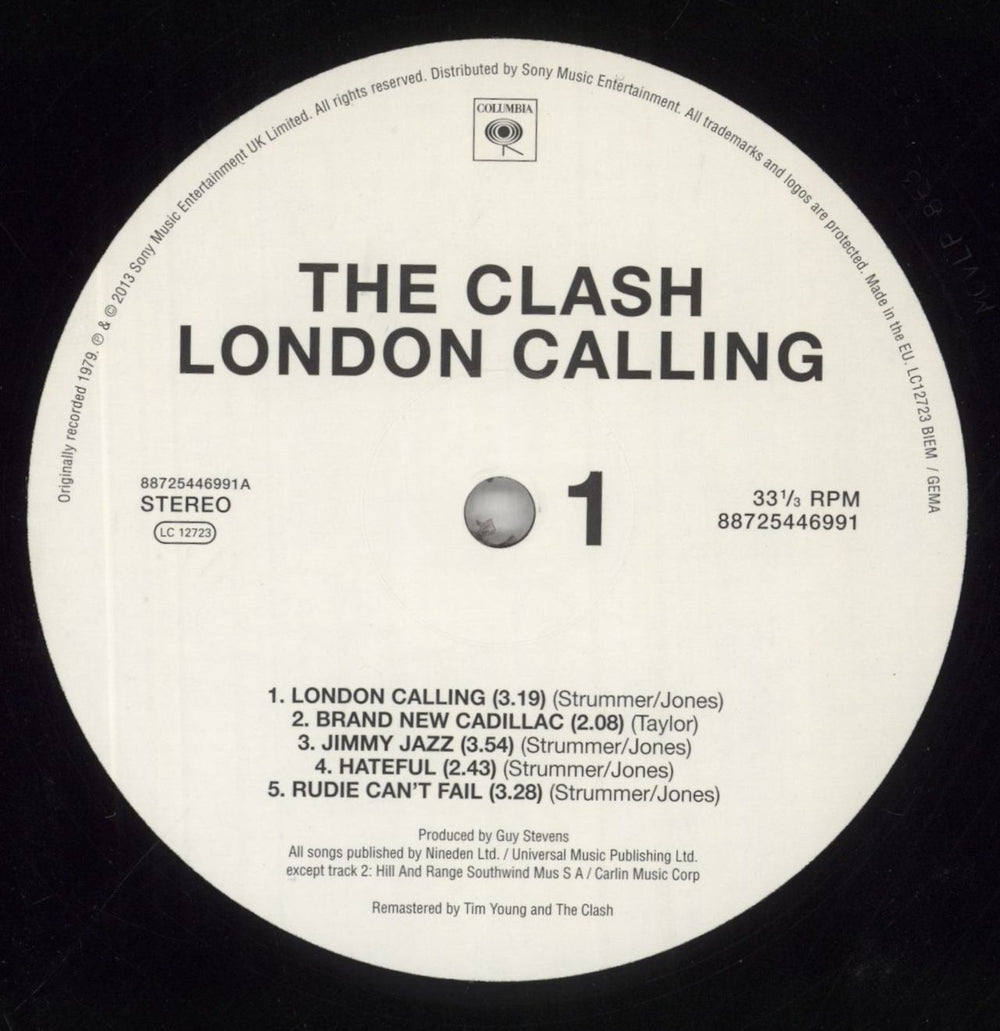 The Clash London Calling - 180gm UK 2-LP vinyl record set (Double LP Album) CSH2LLO772462