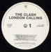 The Clash London Calling - 180gm UK 2-LP vinyl record set (Double LP Album) CSH2LLO772462