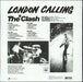 The Clash London Calling - Remastered 180 Gram - Sealed UK 2-LP vinyl record set (Double LP Album) 888751127012