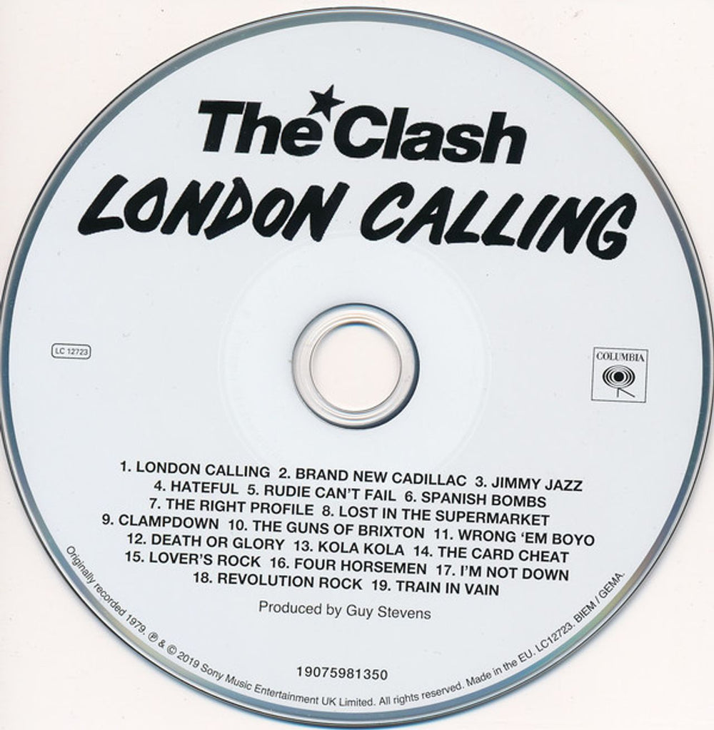 The Clash London Calling - Scrapbook Edition - Sealed UK CD Album Box Set 190759813508