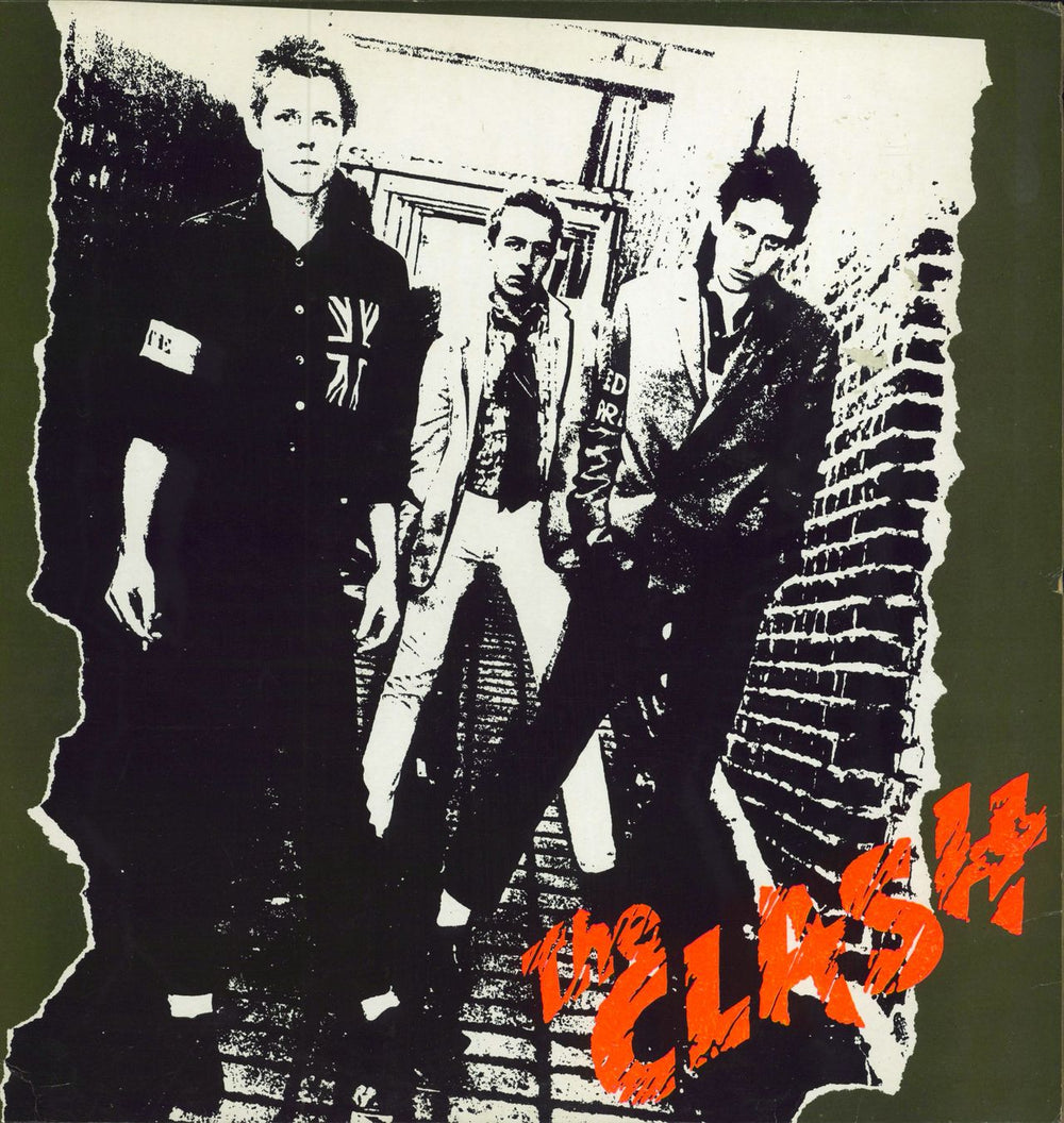 The Clash The Clash - graduated orange label - EX UK vinyl LP album (LP record) CBS32232