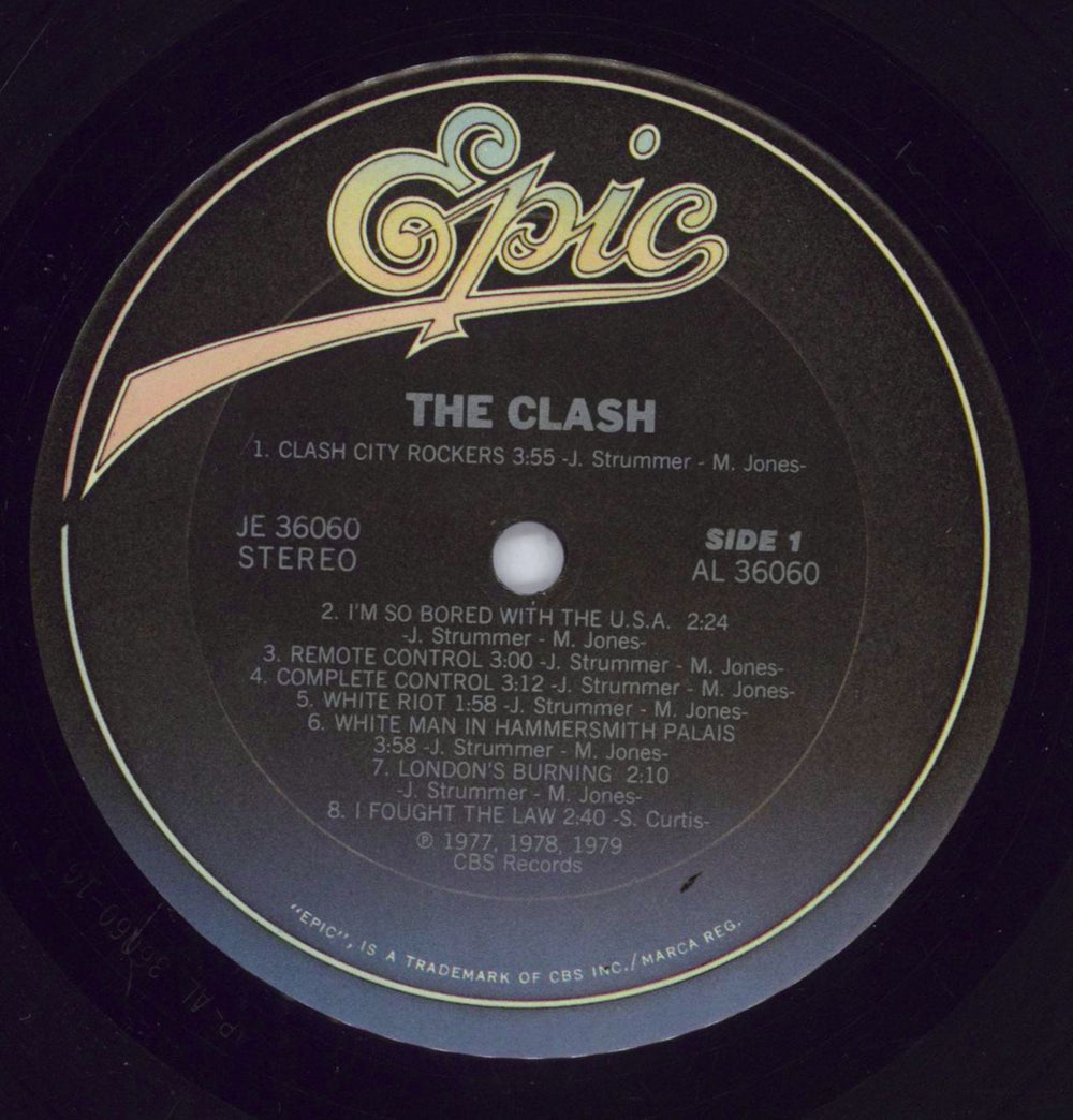 The Clash The Clash - VG US vinyl LP album (LP record) CSHLPTH831558