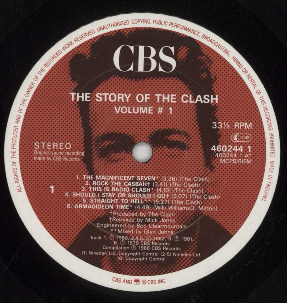 The Clash The Story Of The Clash Volume 1 - stickered - EX UK 2-LP vinyl record set (Double LP Album) CSH2LTH788551