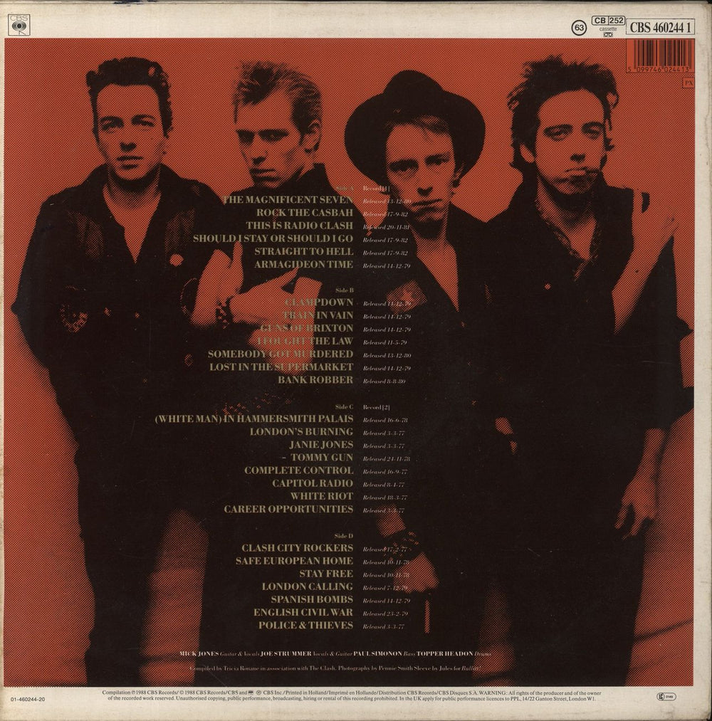 The Clash The Story Of The Clash Volume 1 - VG Dutch 2-LP vinyl record set (Double LP Album) 5099746024413