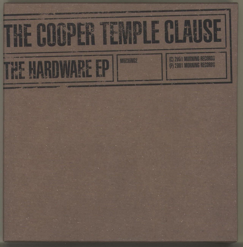 The Cooper Temple Clause The Hardware EP - Complete UK 7" single box set MORNING2