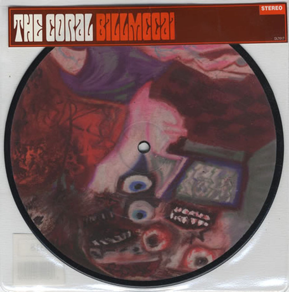 The Coral Bill Mccai UK 7" vinyl picture disc (7 inch picture disc single) DLT017