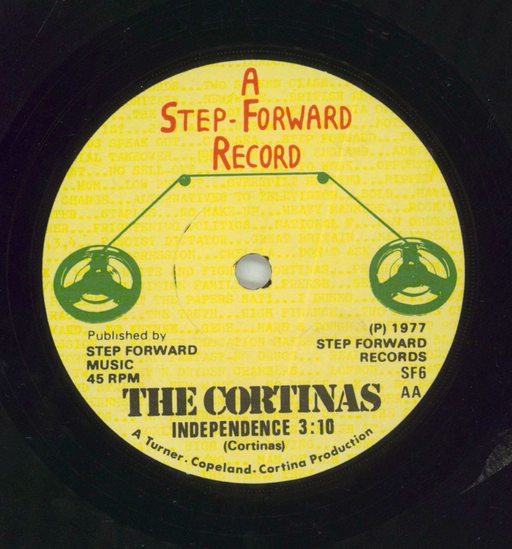 The Cortinas Defiant Pose - P/S UK 7" vinyl single (7 inch record / 45) OTA07DE265364