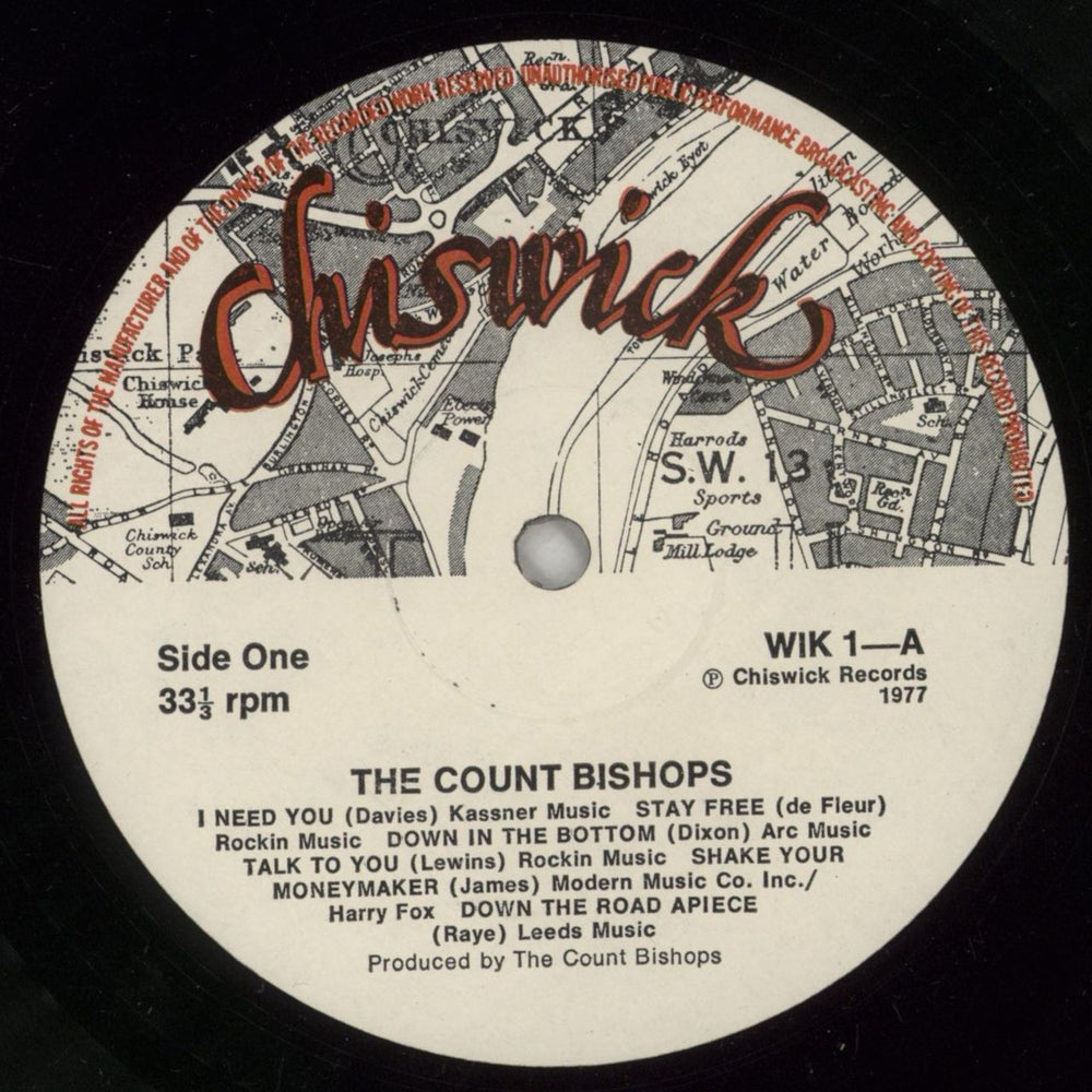 The Count Bishops The Count Bishops - EX UK vinyl LP album (LP record) CBILPTH694108