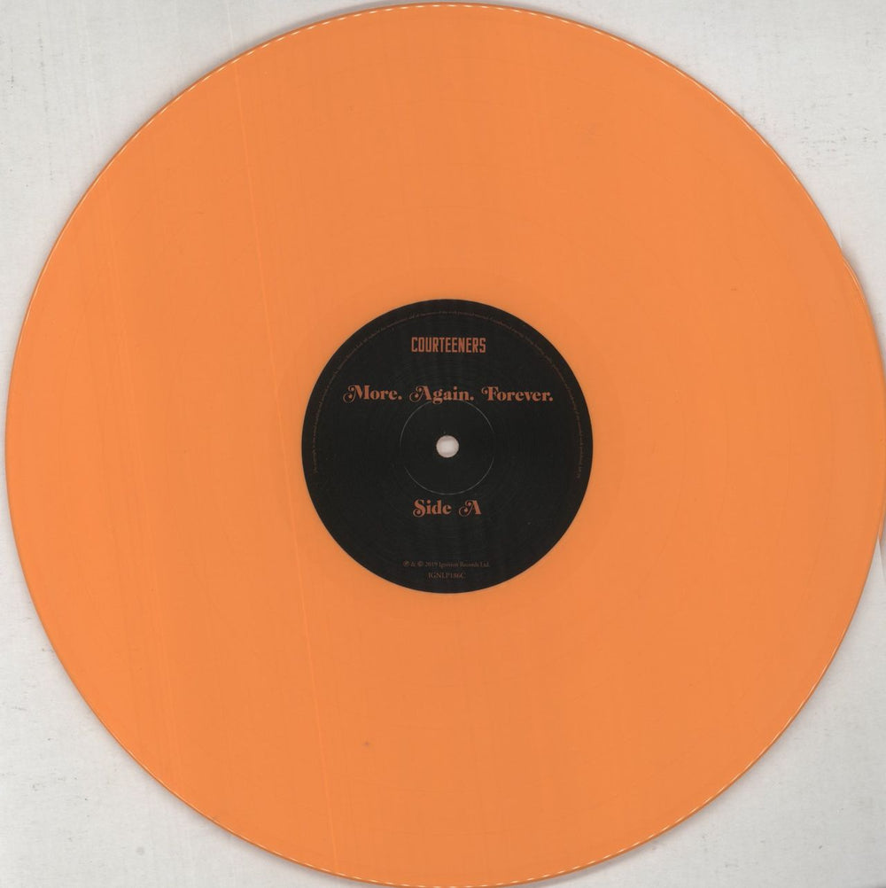 The Courteeners More. Again. Forever. - Orange Vinyl UK vinyl LP album (LP record) T2CLPMO849602