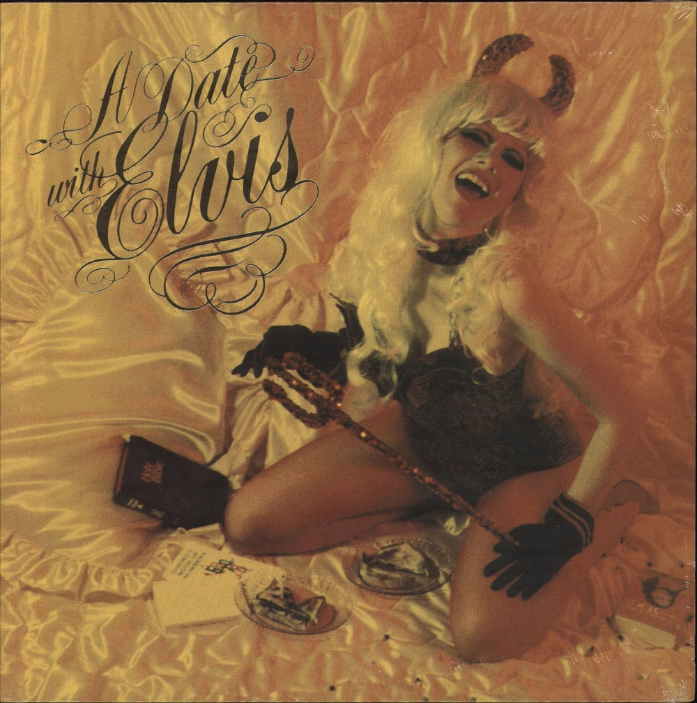 The Cramps A Date With Elvis - Sealed UK vinyl LP album (LP record) WIKAD46