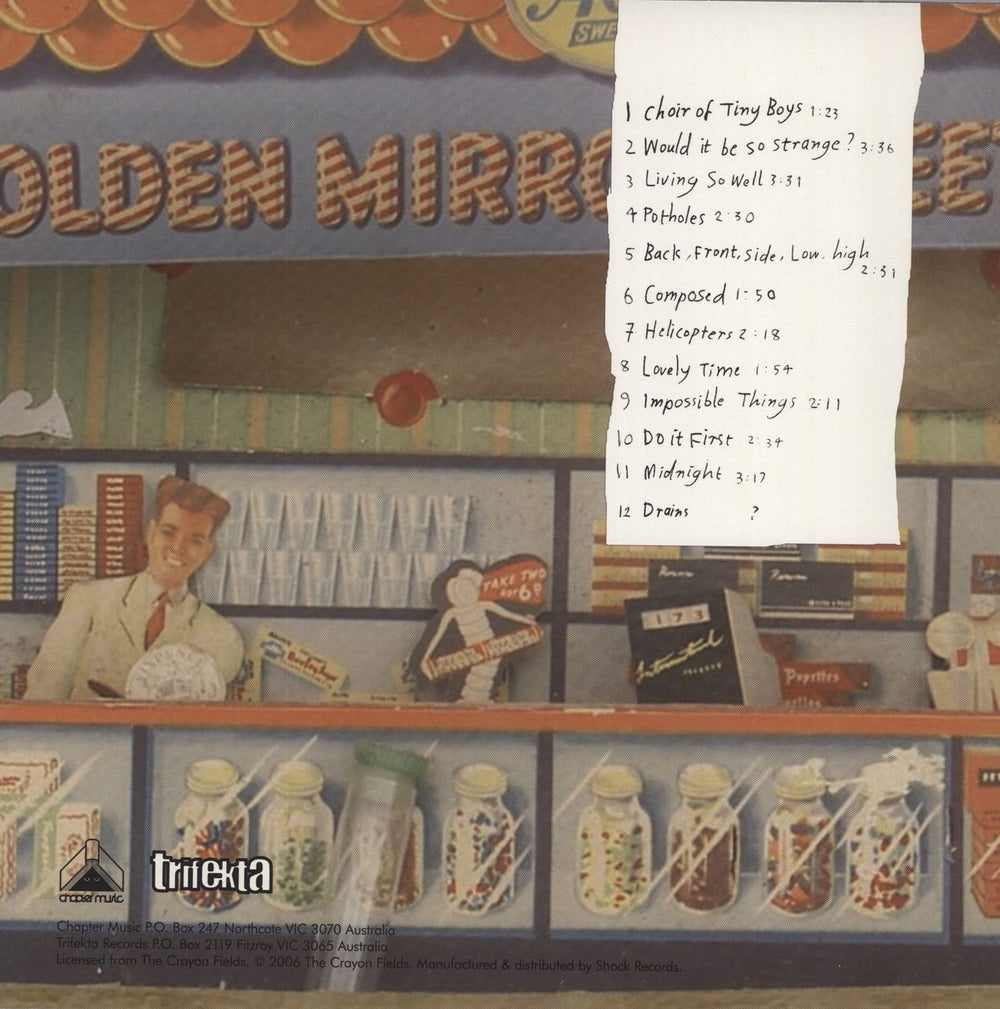 The Crayon Fields Animal Bells Australian vinyl LP album (LP record)