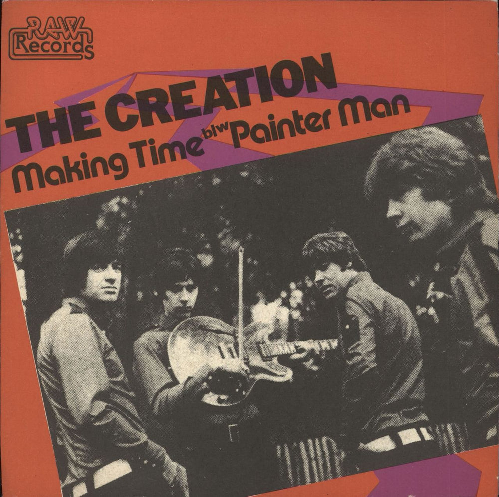 The Creation Making Time + Sleeve UK 7" vinyl single (7 inch record / 45) RAW4