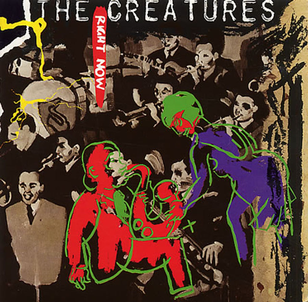 The Creatures (80s) Right Now - Gatefold UK 7" vinyl single (7 inch record / 45) SHE2