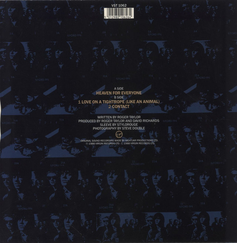 The Cross Heaven For Everyone - EX UK 12" vinyl single (12 inch record / Maxi-single) 5012980106264