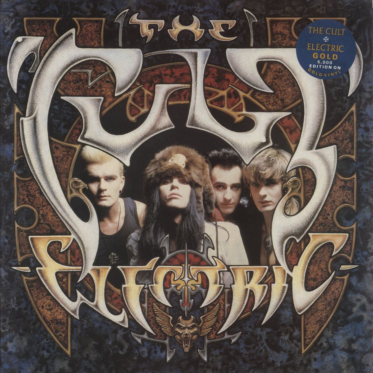 洋楽 The Cult Electric Picture Vinyl UK The Cult Electric - Gold Picture Disc + Inner UK Picture disc LP