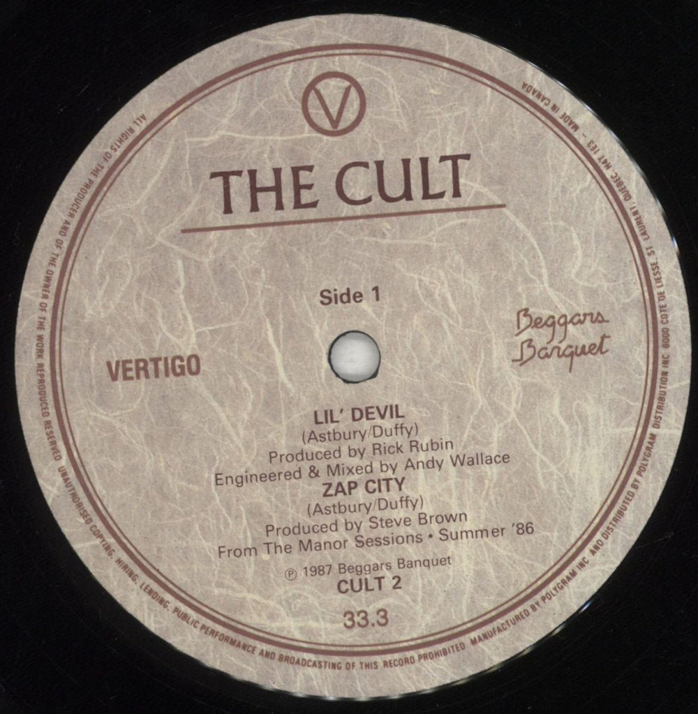 The Cult Lil' Devil - Double Pack + 2 Posters Canadian 12" vinyl single (12 inch record / Maxi-single) CLT12LI11802