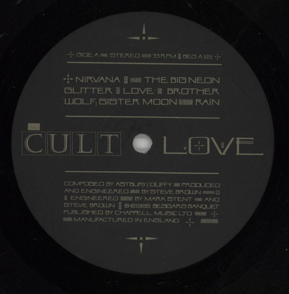 The Cult Love - Embossed Sleeve - EX UK vinyl LP album (LP record) CLTLPLO867577
