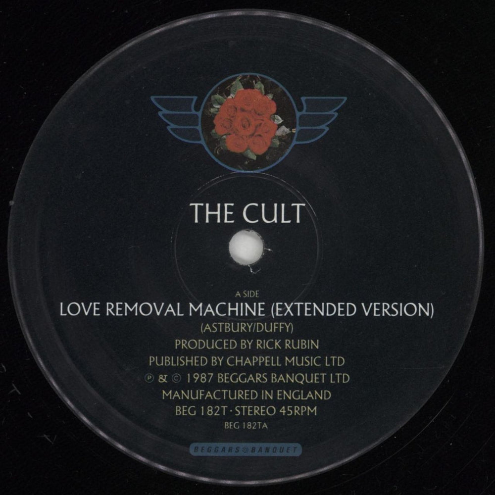 The Cult Love Removal Machine UK 12" vinyl single (12 inch record / Maxi-single) CLT12LO60375