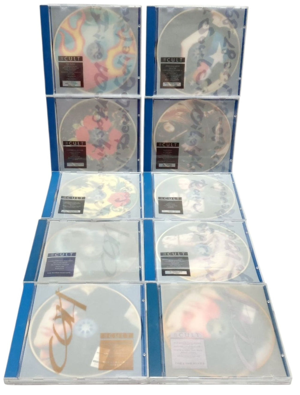 The Cult Singles Collection 1984-1990 - 10 CD UK CD Single Box Set 5012093390024