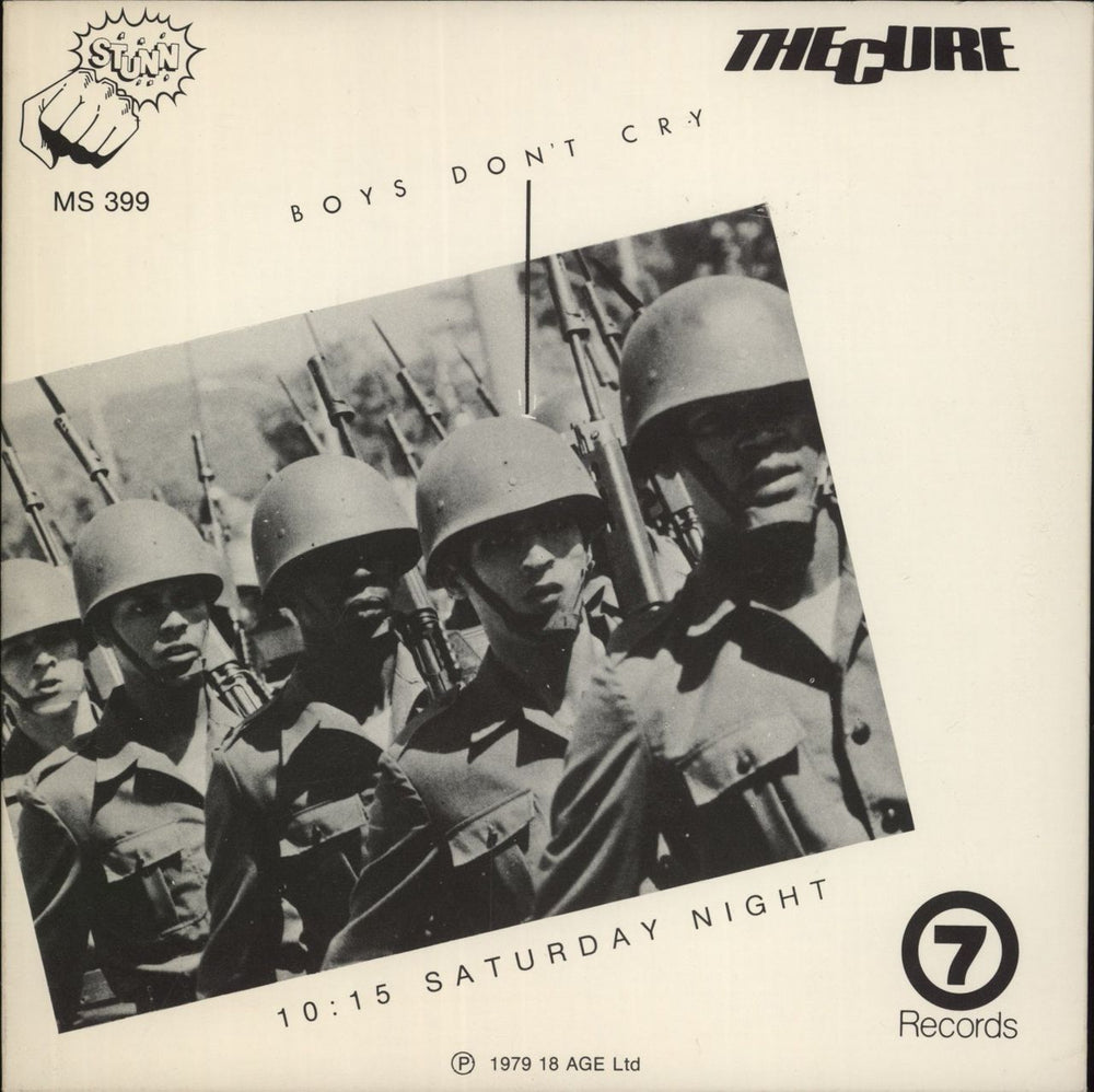 The Cure Boys Don't Cry Australian 7" vinyl single (7 inch record / 45) MS399