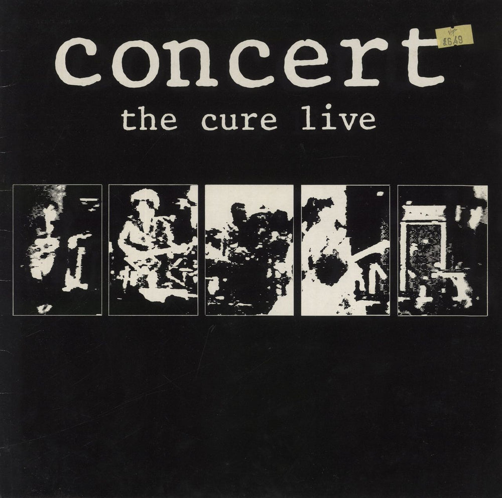 The Cure Concert - The Cure Live - EX UK vinyl LP album (LP record) FIXH10