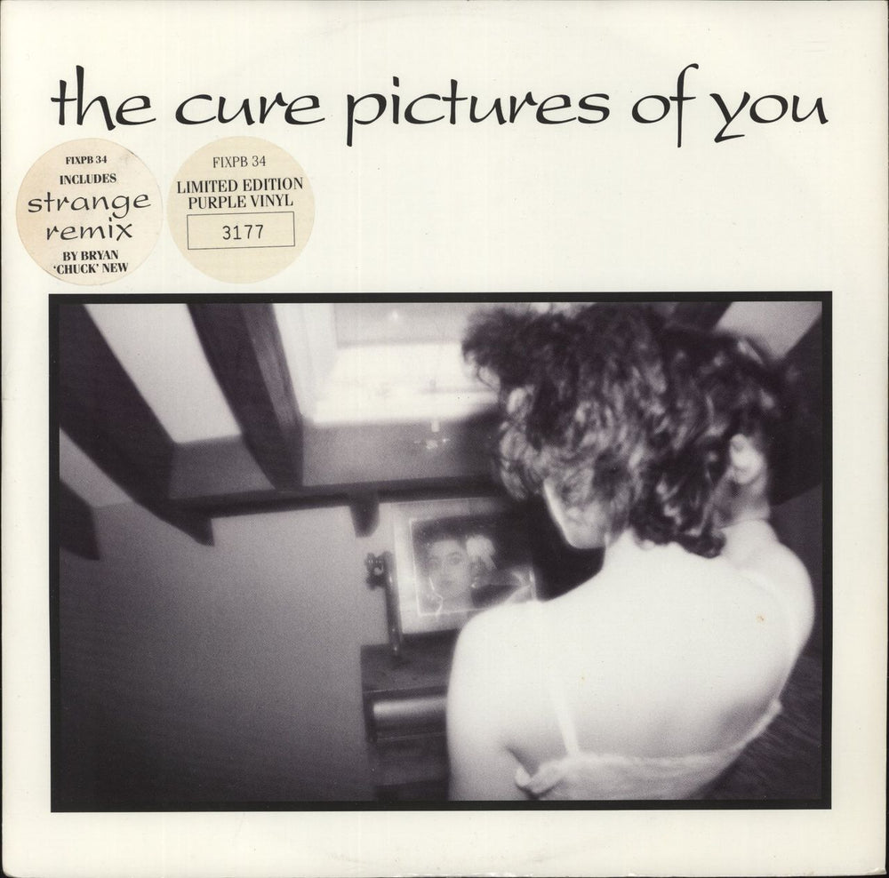 The Cure Pictures Of You - Purple vinyl - EX UK 12" vinyl single (12 inch record / Maxi-single) FIXPB34