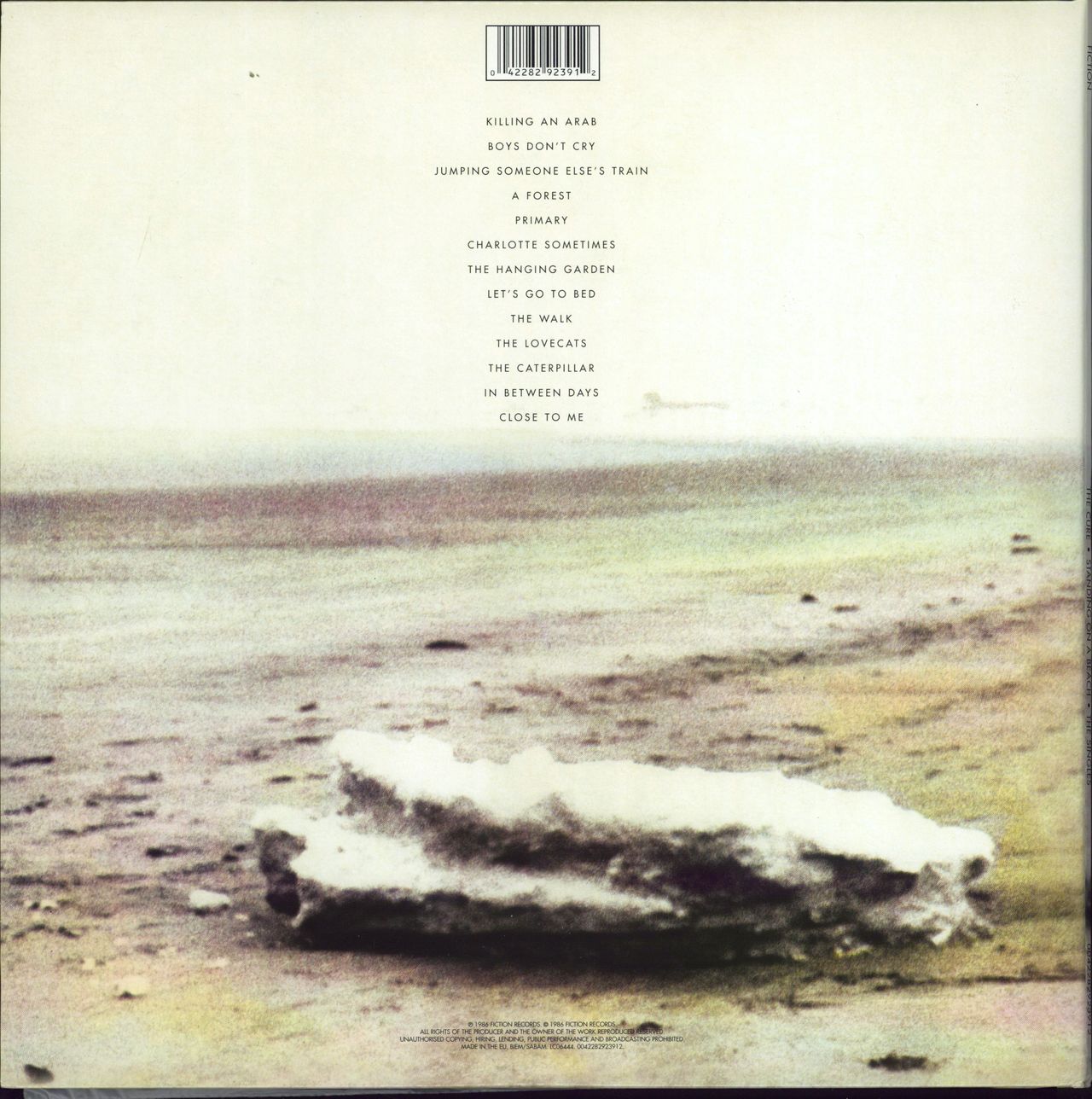 The Cure Standing On A Beach - The Singles - 180gm UK Vinyl LP —  RareVinyl.com