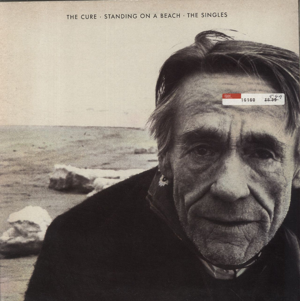 The Cure Standing On A Beach - The Singles UK vinyl LP album (LP record) FIXH12