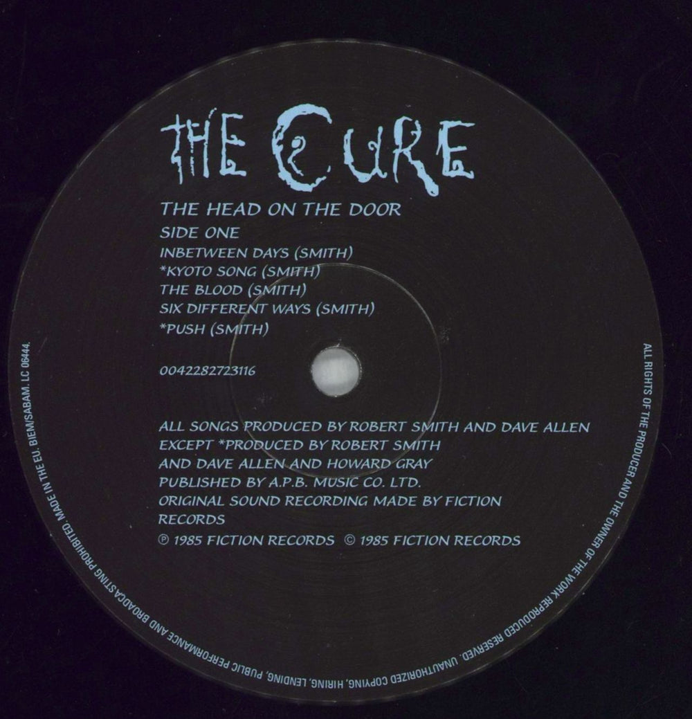 The Cure The Head On The Door - 180gm Vinyl UK vinyl LP album (LP record) CURLPTH828009