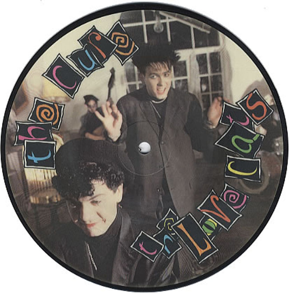 The Cure The Love Cats UK 7" vinyl picture disc (7 inch picture disc single) FICSP19