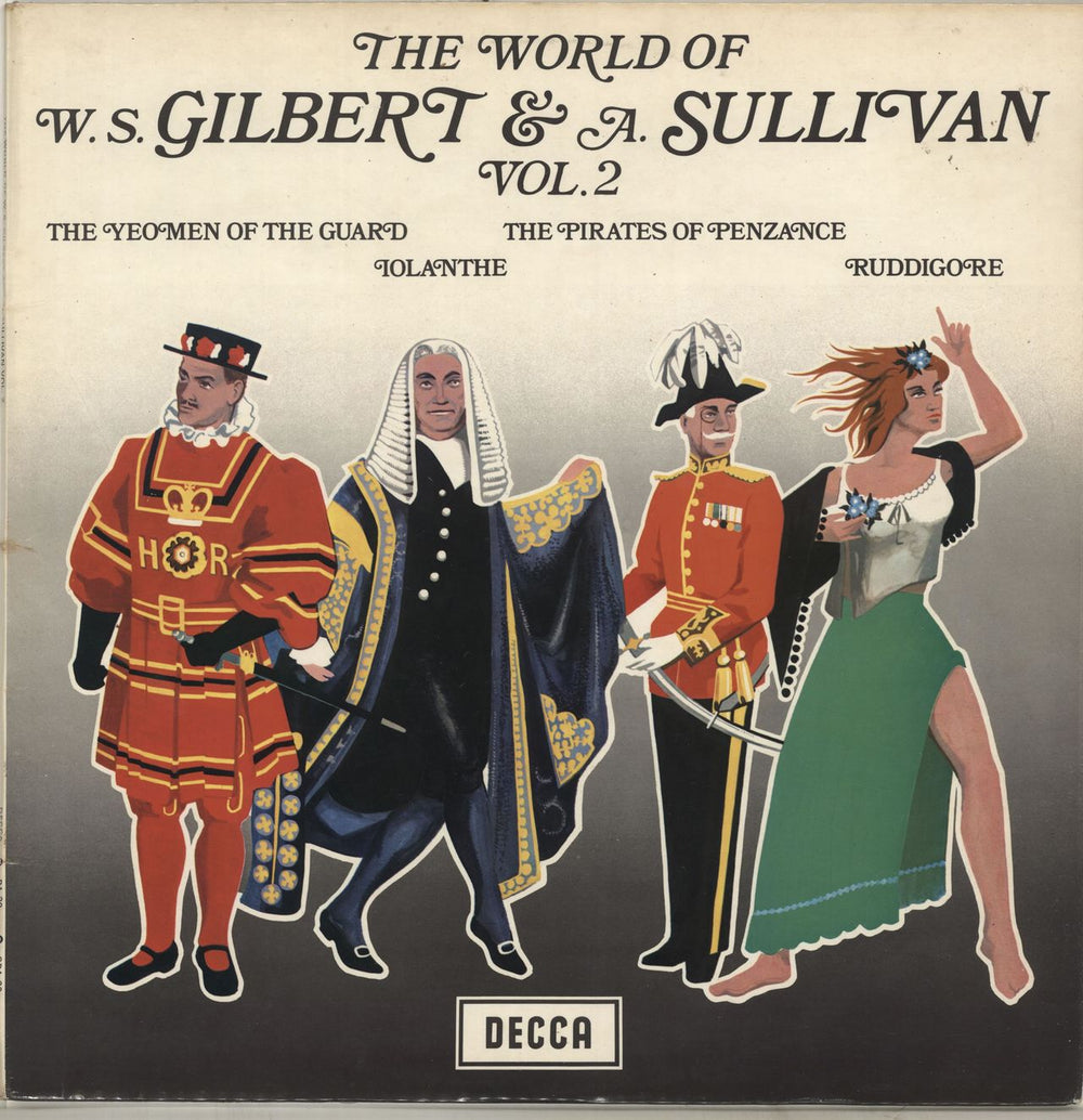 The D'Oyly Carte Opera Company The World Of Gilbert & Sullivan: Vol. 2 UK vinyl LP album (LP record) SPA29