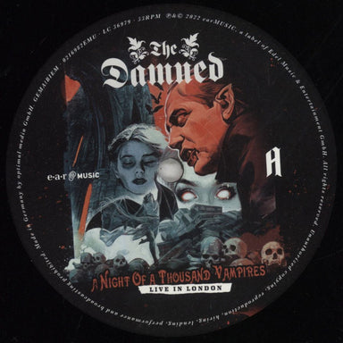 The Damned A Night Of A Thousand Vampires - Black Vinyl + Poster UK 2-LP vinyl record set (Double LP Album) DAM2LAN855232