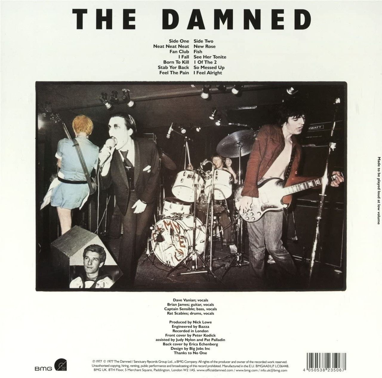The Damned Damned Damned Damned + Sleeve Art Print - Sealed UK