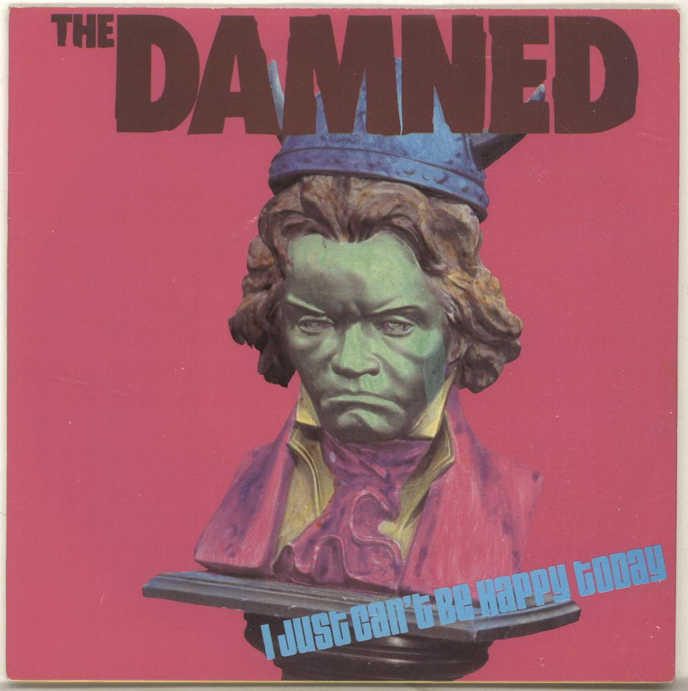 The Damned I Just Can't Be Happy Today UK 7" vinyl single (7 inch record / 45) CHIS120