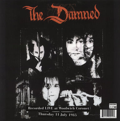 The Damned Live At Woolwich Coronet US vinyl LP album (LP record) CLP2021