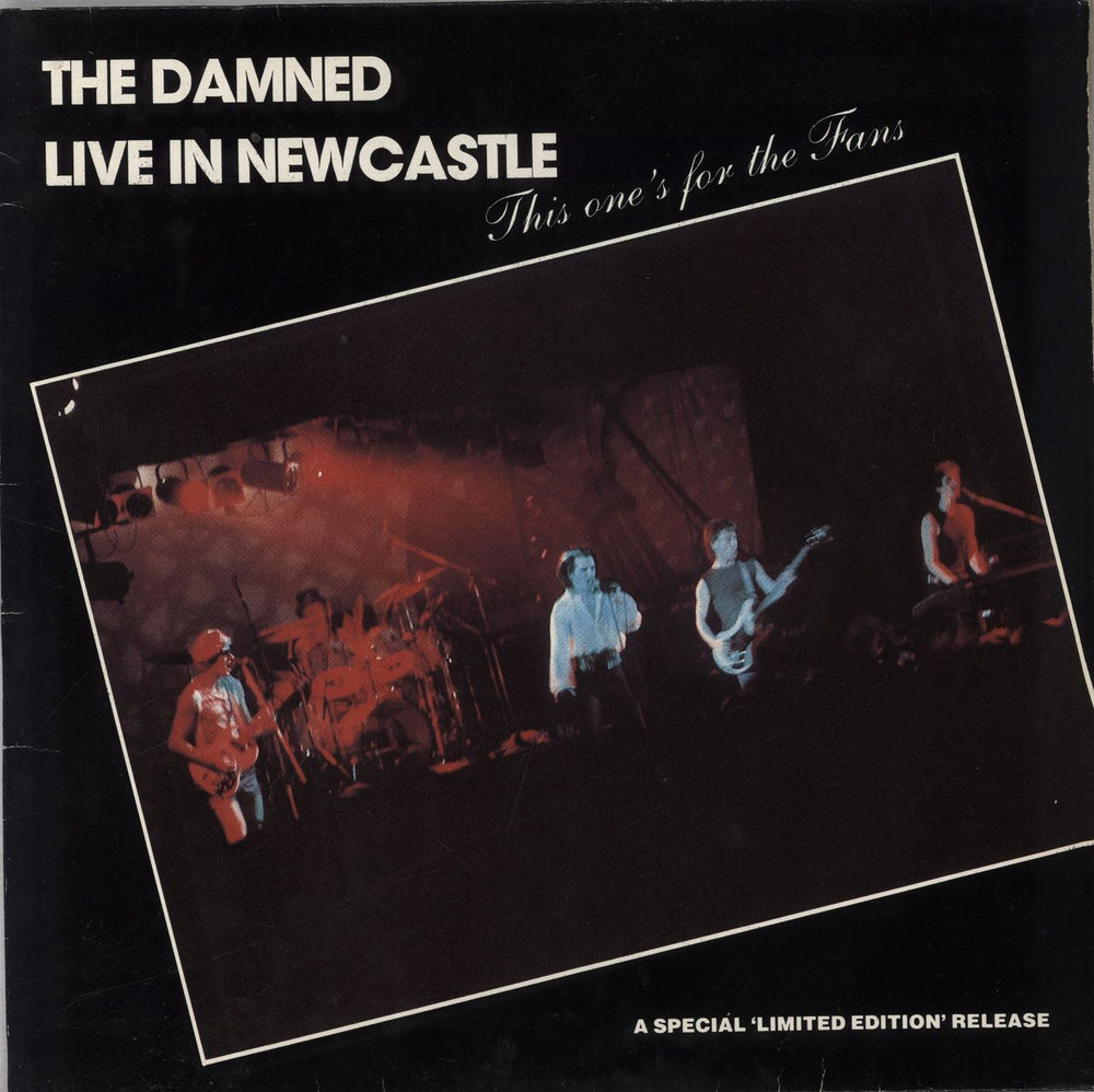 The Damned Live In Newcastle - EX UK vinyl LP album (LP record) DAMU2