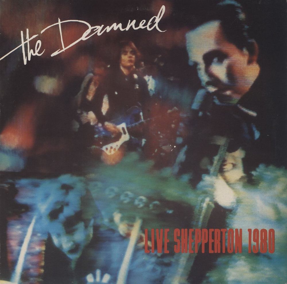 The Damned Live Shepperton 1980 - Big Beat Label UK vinyl LP album (LP record) NED1