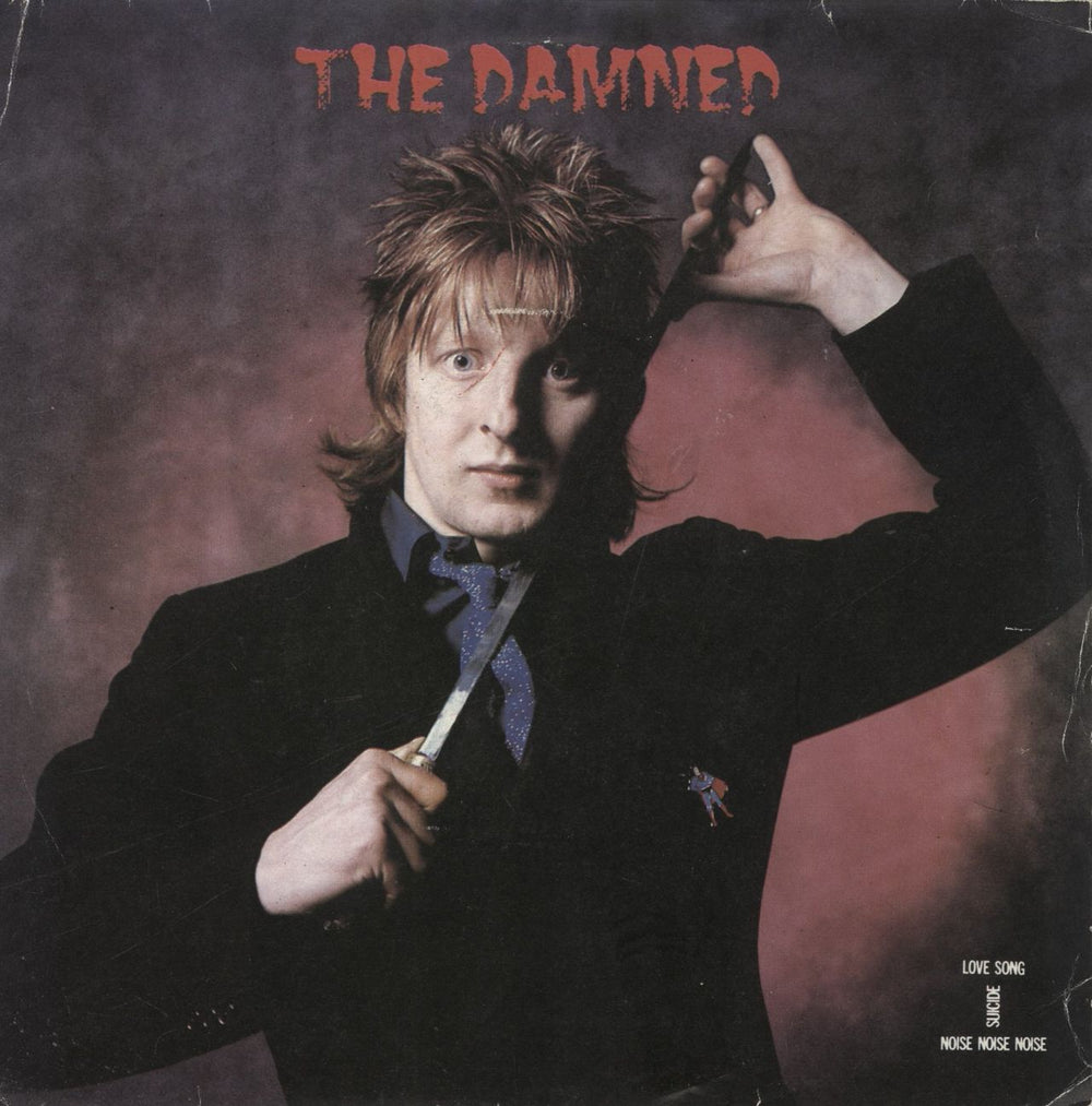 The Damned Love Song - Rat Scabies - Blue - EX UK 7" vinyl single (7 inch record / 45) NS75