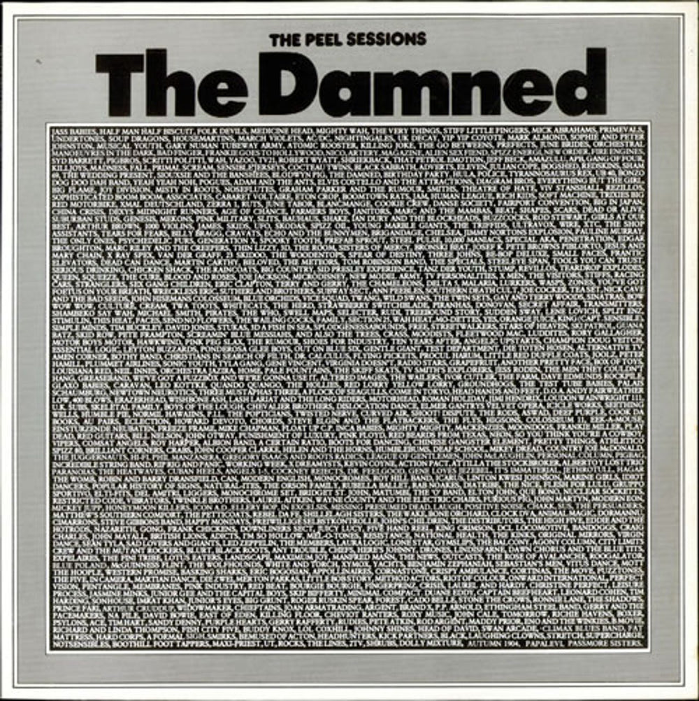 The Damned The Peel Sessions UK 12" vinyl single (12 inch record / Maxi-single) SFPS002