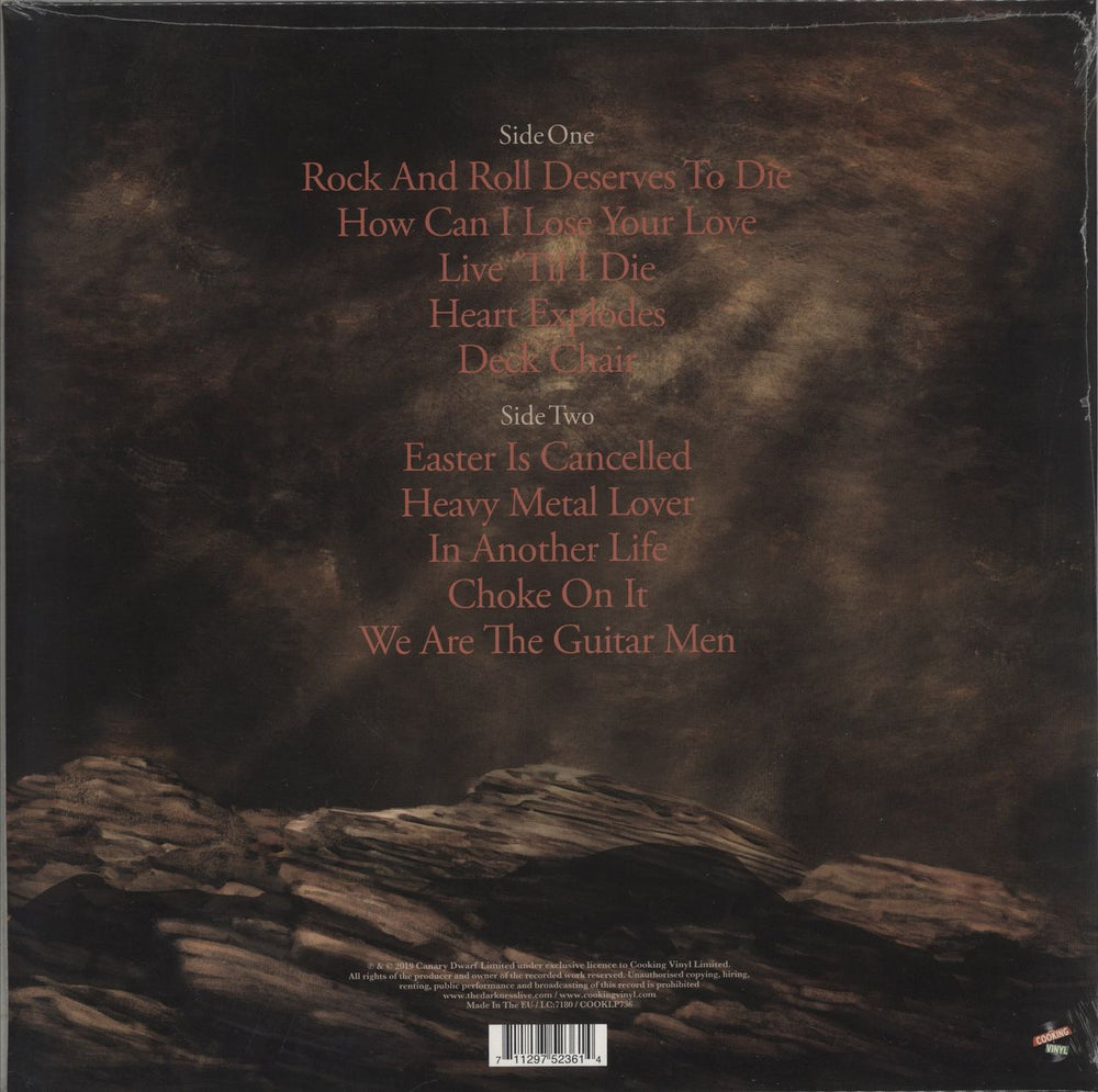 The Darkness Easter Is Cancelled - Sealed UK vinyl LP album (LP record) 711297523614