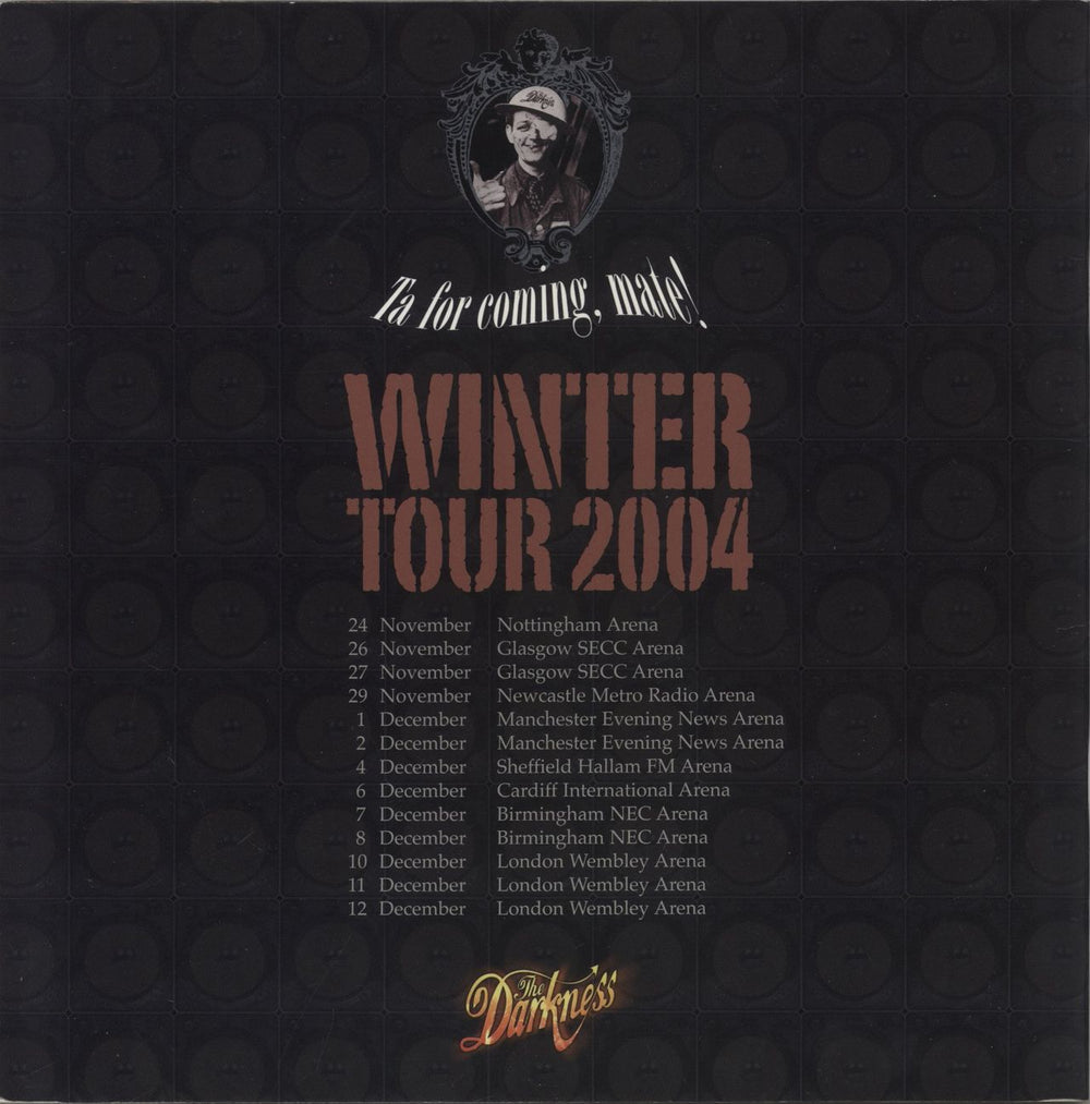 The Darkness Winter Tour 2004 UK tour programme