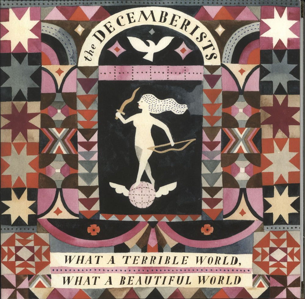 The Decemberists What A Terrible World, What A Beautiful World - 180 Gram UK 2-LP vinyl record set (Double LP Album) RTRADLP756