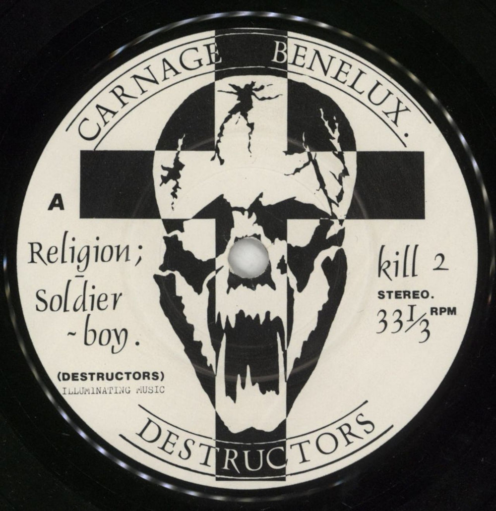 The Destructors Religion!There Is No Religion! UK 7" vinyl single (7 inch record / 45) UYG07RE868384