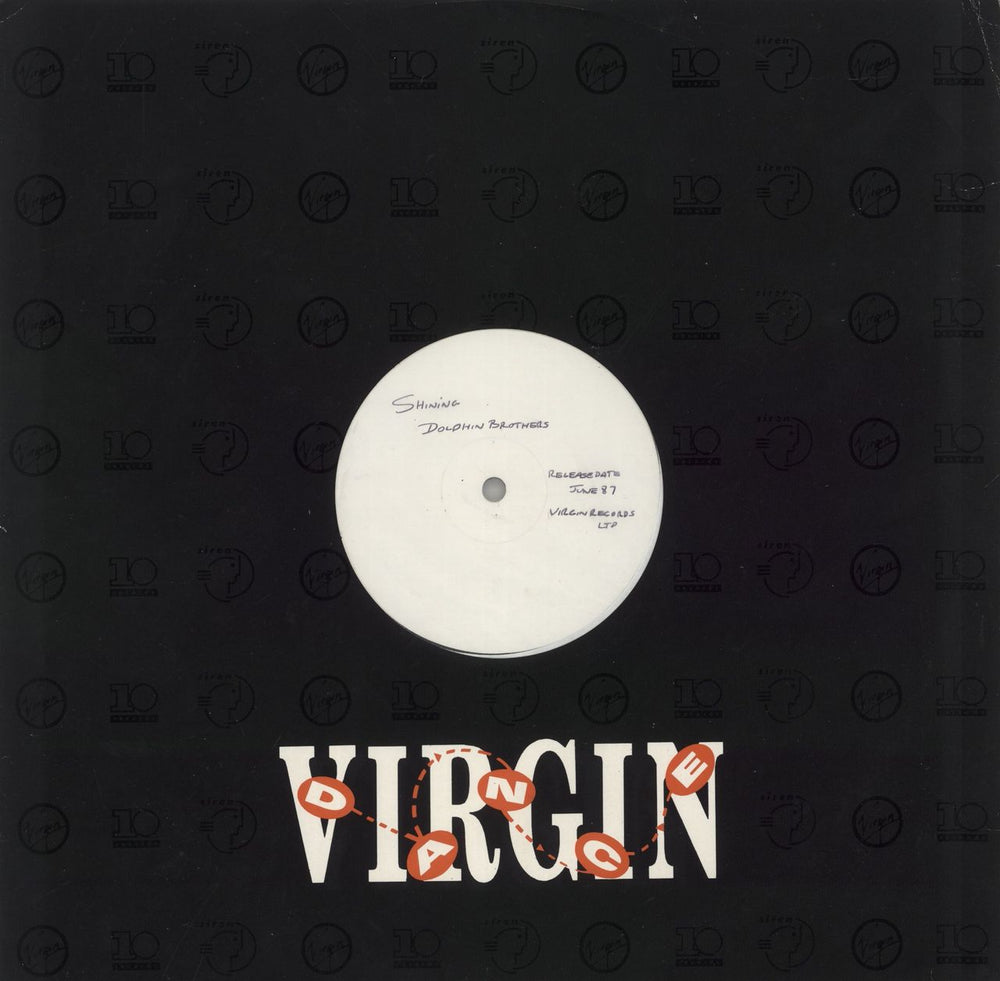 The Dolphin Brothers Shining - White Label Promo UK Promo 12" vinyl single (12 inch record / Maxi-single) VS96912