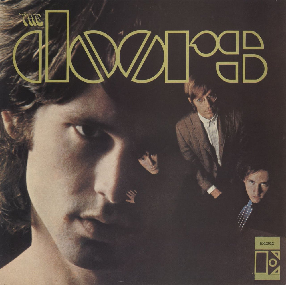 The Doors The Doors - red label UK vinyl LP album (LP record) K42012