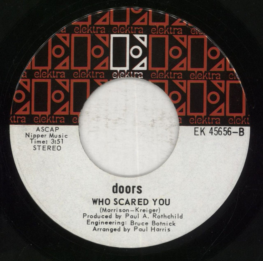 The Doors Wishful Sinful Canadian 7" vinyl single (7 inch record / 45)