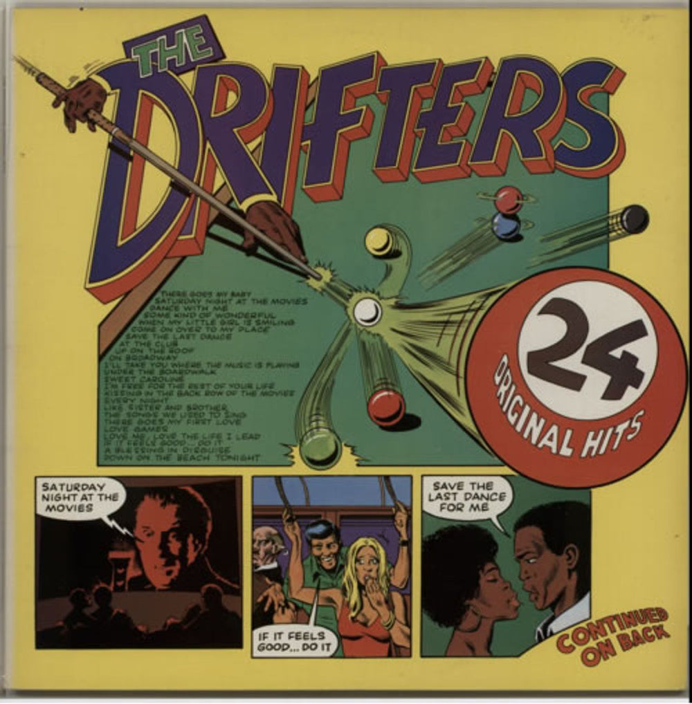 The Drifters 24 Original Hits UK 2-LP vinyl record set (Double LP Album) K60106