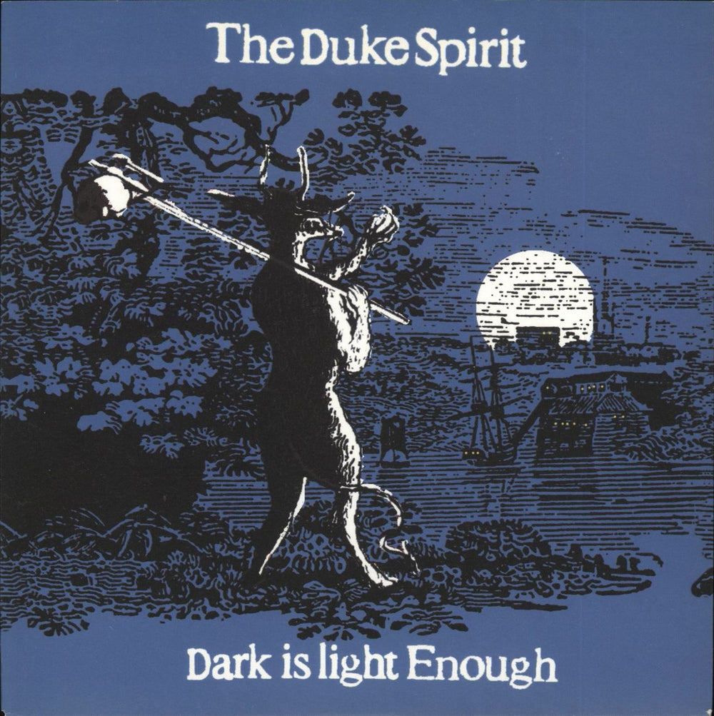 The Duke Spirit Dark Is Light Enough - White Vinyl UK 7" vinyl single (7 inch record / 45) 9866672